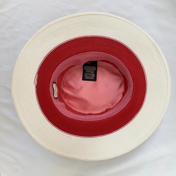 Gucci Papier Wide Brim Hat in Blue Red White. NEW - Picture 10 of 15